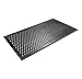 Wearwell UpFront Scraper Mat - Slotted Black. Natural Rubber. Pliable Ridges. Shoe Cleaning Mat for Debris, Snow and Rain. 3' W x 5' L x 5/16