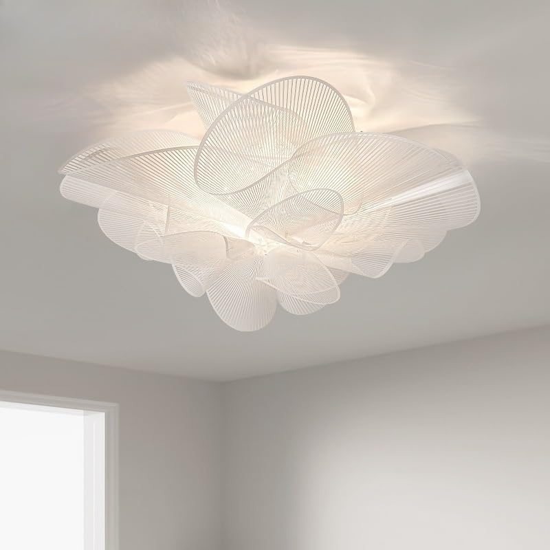 Suspension décor à la maison moderne LED blanche avec variateur