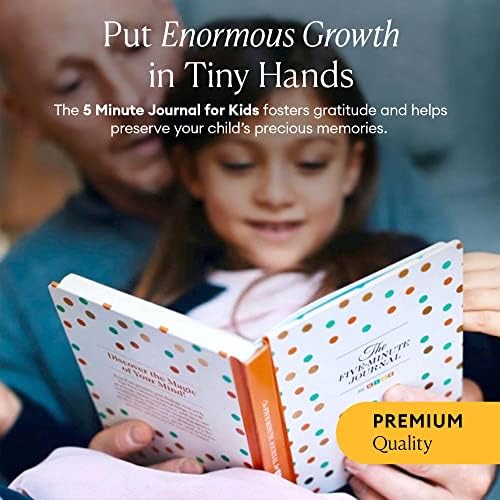 The Five Minute Journal, Illustrated Journal for Kids, Fosters Happiness, Gratitude, and Mindfulness for Kids, Manifestation Journal for 5-12 Years Old, Undated Daily Journal - Intelligent Change