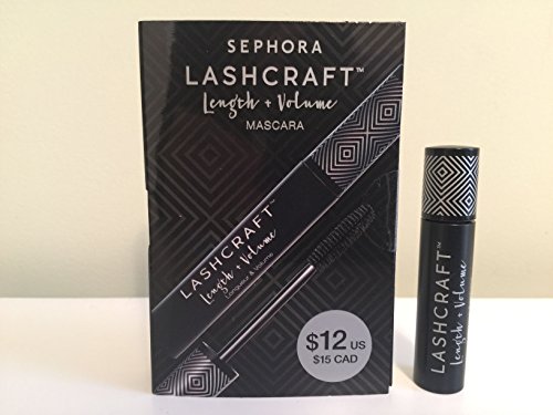 SEPHORA COLLECTION Lashcraft Length & Volume Mascara, Deluxe Travel Size.094 oz