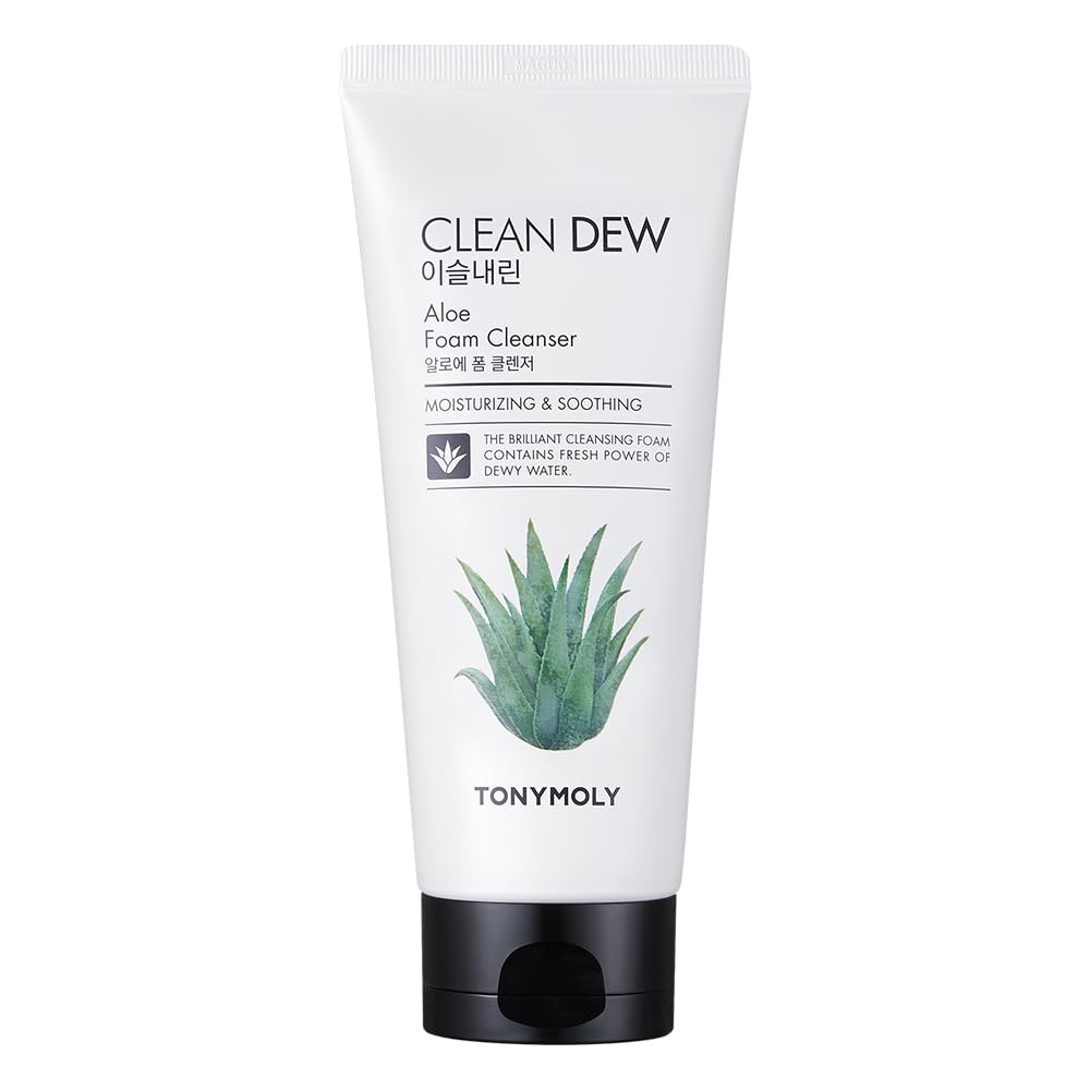 TONYMOLY Clean Dew Aloe Foam Cleanser