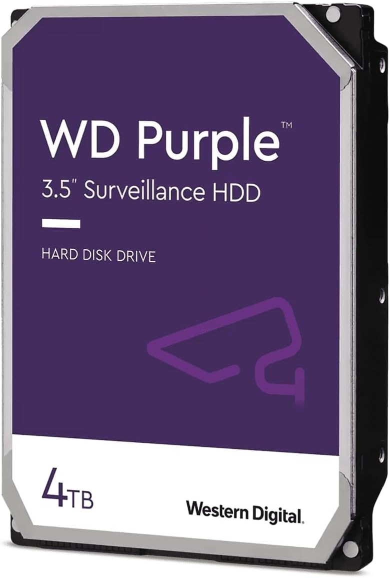 Western Digital Purple WD43PURZ 4 TB Serial ATA III Hard Drive 5400 RPM Cache 256 MB 3.5 Inch