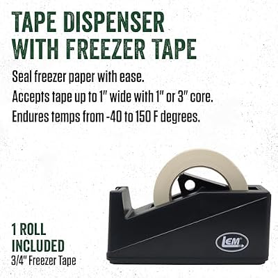 LEM Products Freezer Tape Dispenser with Tape