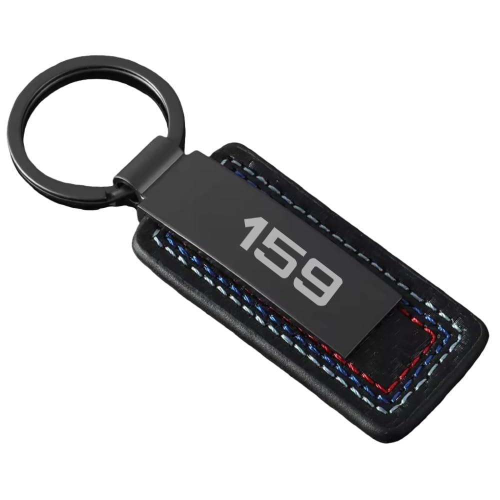 Key Rings Automotive Gifts,for 159 Carbon Fiber Car Keychain keyring Holder 360° Rotatable Anti-Lost Swivel fob