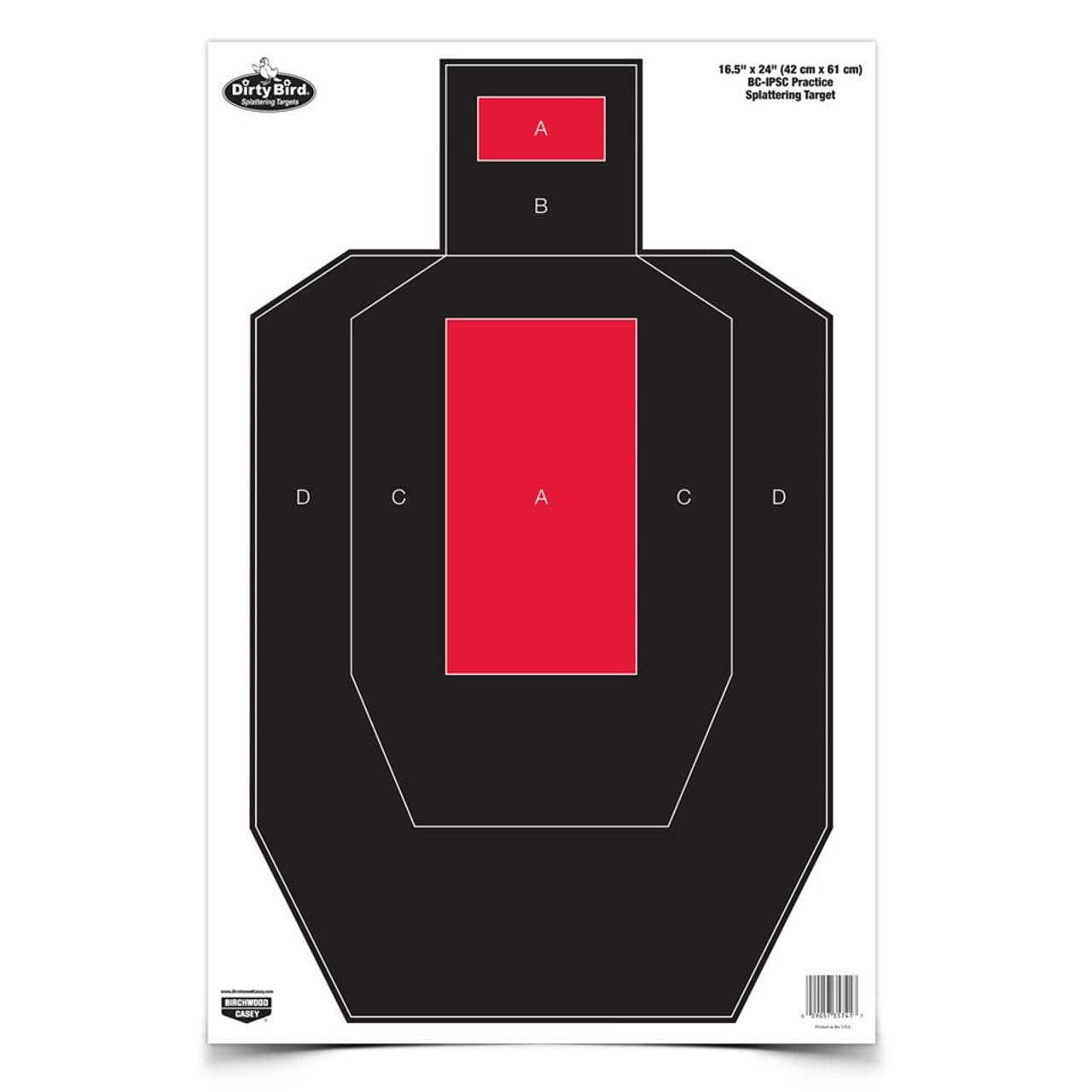 Birchwood Casey Non-Adhesive Splattering 16.5" X 24" Practice Shooting Targets