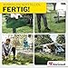 horizont Begrenzungszaun FIX, mobiler Zaun 20 m lang, 120 cm hoch, ideal für große Haustiere, Hundezaun, Camping, Gartennetz, inkl. 12 Pfähle, Absperrzaun, Steckzaun, Auslauf für Hunde