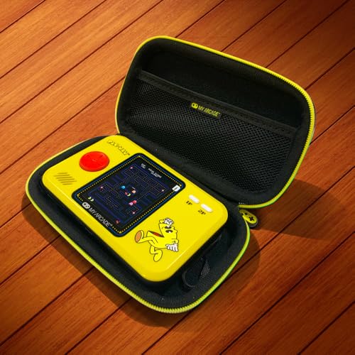 Image of My Arcade Pac-Man Pocket Player Bundle: Officially Licensed, Portable Gaming Console, Travel Case and Screen Protector Included. Includes Classic Mode and Speed Up Mode.