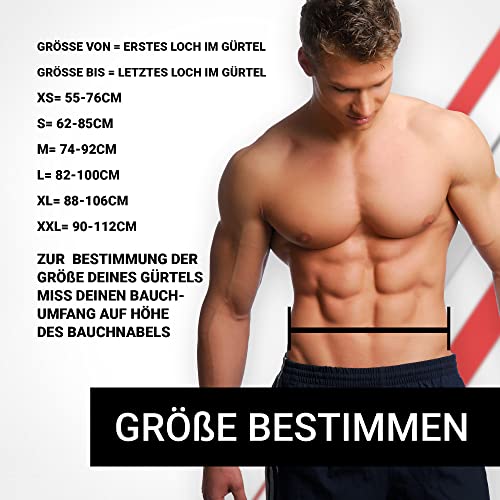 LEGEND Krafttrainingsgürtel, Fitness (Rindsleder) Gewichthebergürtel Crossfit – Trainingsgürtel (L)