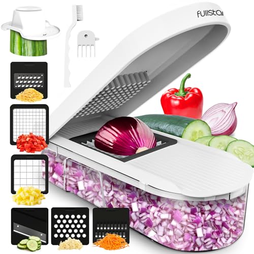 Fullstar Mandoline Slicer for Kitchen - Vegetable Chopper, Onion Potato
