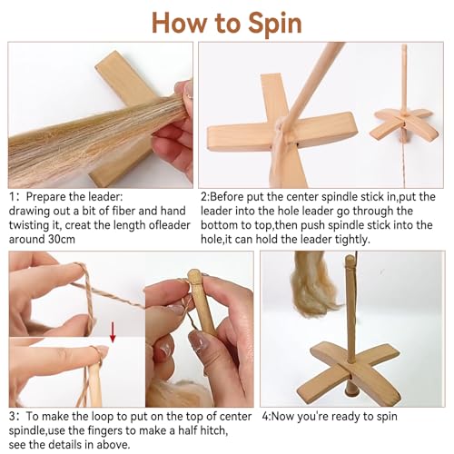 Holzkarierpinsel mit Holzspindel, Wollkarder, Nadelfilzreiniger, Kamm für Teppichnadelfilzprojekte, Mischen und Kardieren, 2 Stück (XL)