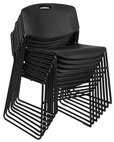 Regency Zeng 400lb Capacity Armless Stackable Chair – Ultra-Compact, Heavy-Duty