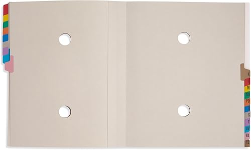 Miniatura 7 de Blue Summit - Organizador de archivos de escritorio expandible, organizador de archivos alfabético, clasificador de escritorio, tamaño carta, 20