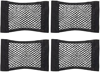 4Pcs Car Storage Mesh, Elastic Storage Net, Car Elastic Storage Net Elastic Storage Net, 40x25cm Double-layer Mesh Net Storage Rear Back Seat Cargo Net Pockets