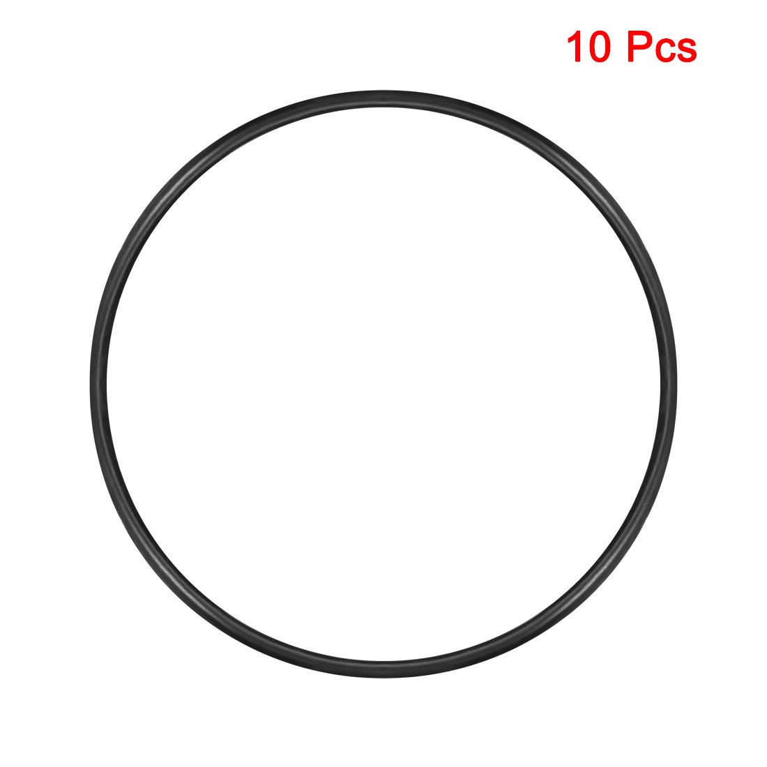 Uxcell Silicone O-Ring 105mm OD X 98mm ID X 3.5mm Width - VMQ Red Seal Gasket
