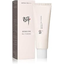 Relief Sun Organic Korean sunscreen SPF50+, PA++++ Riceand Probiotics, Korean Skin Care Solution for All Skin Types, Nourishing Skin Protection