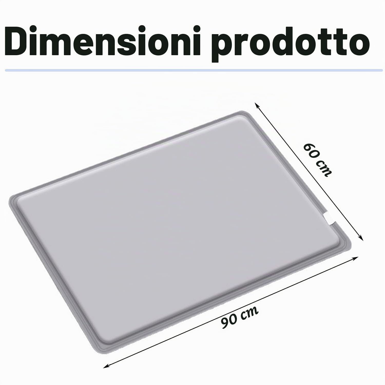 Tappetino Riscaldante Piedi，con 9 Livelli di Calore，Funzione Timer（2-12h）, Pannello Riscaldante a Infrarossi 220V，90x60cm， Riscaldamento Casa, Scaldapiedi Elettrico Piedi per Casa a Ufficio