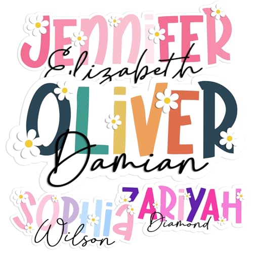 Custom Name Sticker Waterproof Vinyl Decal