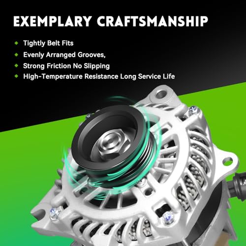 Image of A003TX1691 11688N Alternator 175Amp Compatible with13-16 Lincoln MKS V6 3.7L, 2012 MKS V6 3.5L, 13-18 Ford Taurus Explorer, 12-18 Flex, 17 Police Interceptor Sedan, V6 3.5L