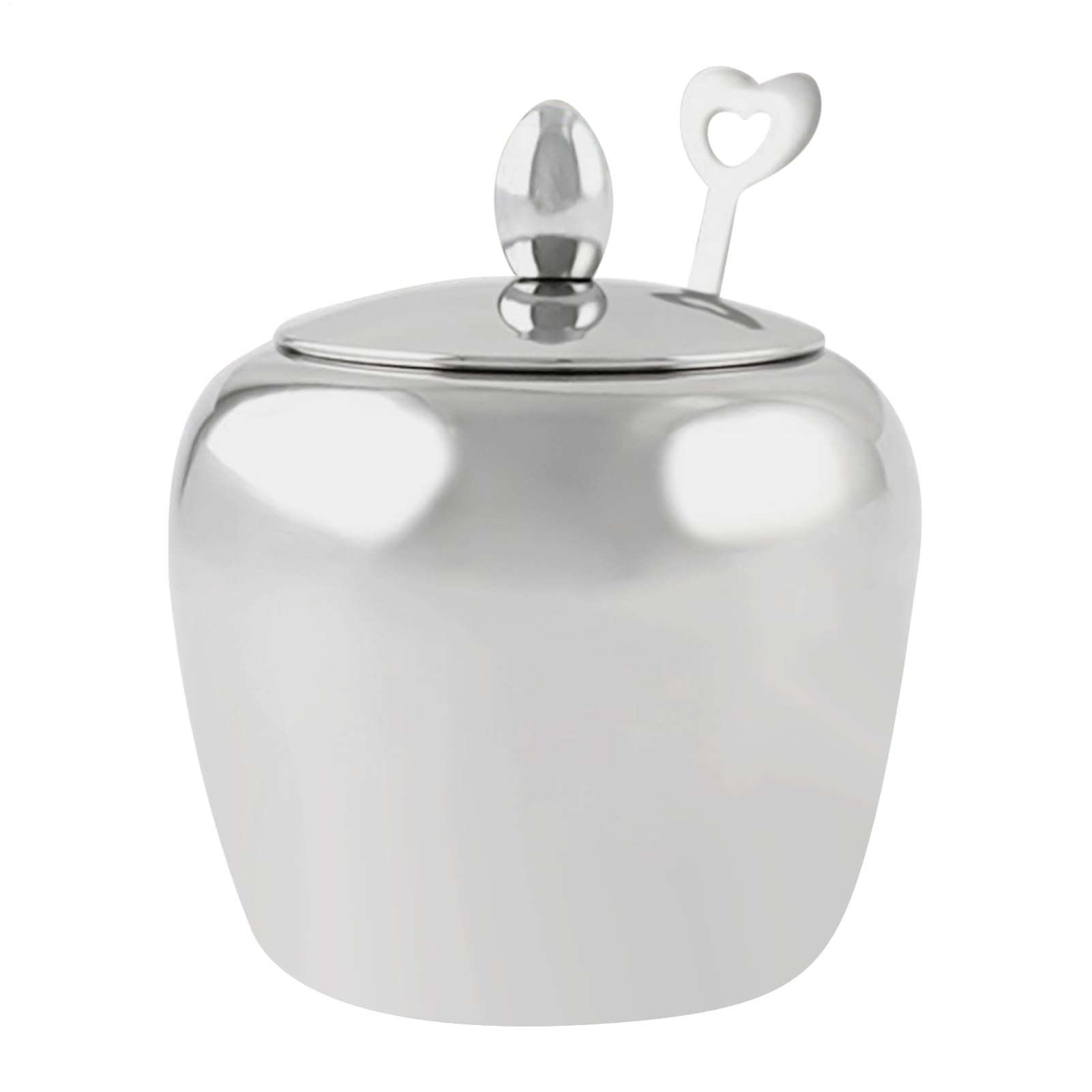 Seasoning Containers - spiice Container | Seasoning Bottle | Sugar Bowl With Lid | Condiment Pots With Spoon | Stainless Steel Condiment Pots | Airtight Canister Box For Home Kitchen, Coffee baar