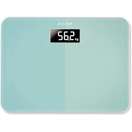 エレコム 体重計 スリム & コンパクト バックライト付き ブルー エクリア HCS-S01BU