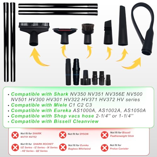 Image of Household Cleaning Kit Attachments Vacuum Cleaner Accessories Universal Vacuum Hose Adapters Flexible Crevice Tool for Dryer Lint Vent Trap Cleaner