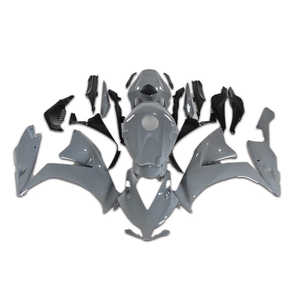 MC Nardo Gray White Fairing Fit for Kawasaki Ninja 2019 2020 2021