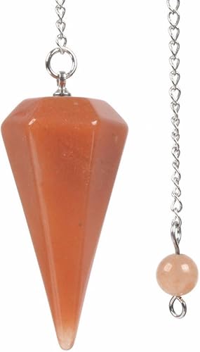 Miniatura 25 de Justinstones - Dije de piedras preciosas con cristales de roca hexagonales en punta reiki chakra