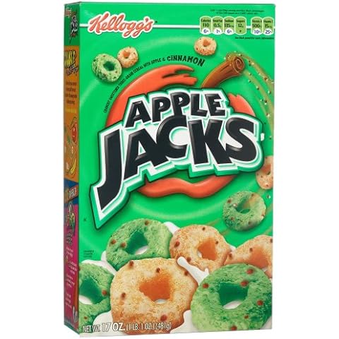 Apple Jacks Cereal, 17-Ounce Boxes (Pack of 4) Cover