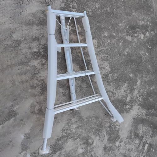 Folding Orchard Ladder 4.7ft Aluminum Extension Ladder
