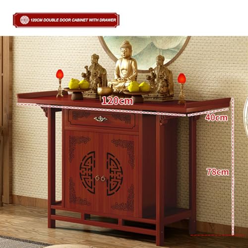 Table de méditation pour salon, piédestal de pleine conscience 120 cm - 3