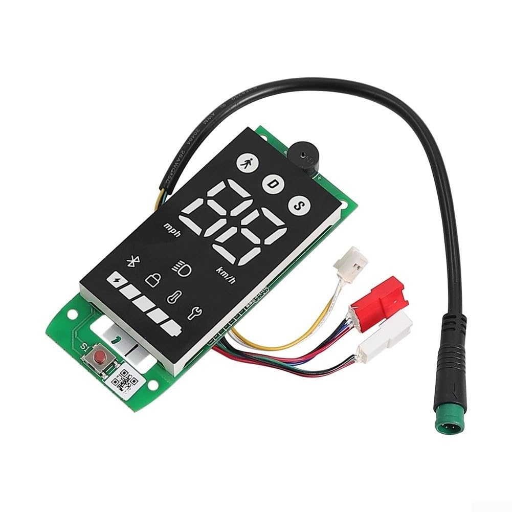 Écran LCD pour scooter électrique Xiaomi - Compatible avec les modèles 4 Lite et 2ème génération, boîtier ABS, 8,6 x 3,7 cm, vert