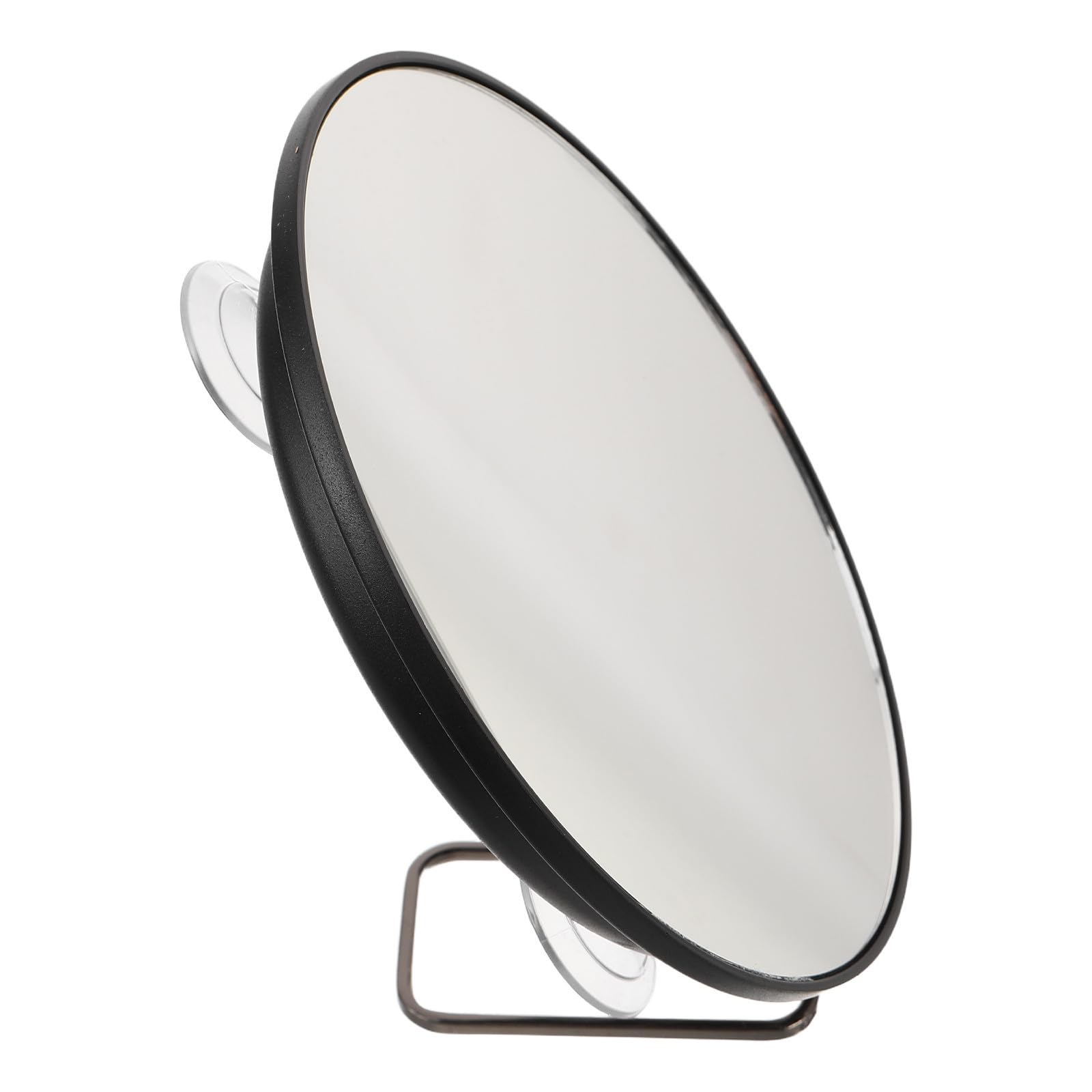 Miroir de maquillage 10x portable en verre pour retouches en voyage