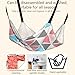 Luxmars 5 Pcs Cat Hammock, Reversible Cat Hanging Hammock Soft Breathable Pet Cage Hammock with Adjustable Straps and Metal Hooks,Double-Sided Hanging Bed for All Seasons