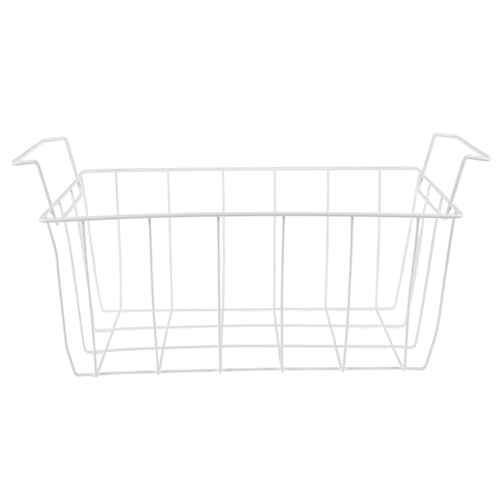 Cestello per Freezer in Acciaio Bianco, Organizer Frigorifero