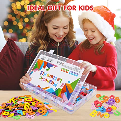 240Pcs Magnetic Letters Numbers For Classroom School Supplies Alphabet Magnets Fridge Foam Letters For Kids With Magnet Board Homeschool Preschool Educational Toys For Toddlers Spelling & Learning Abc #TOP6