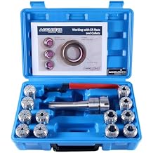 Accusize Industrial Tools 12 Pc Er-32 Collet Set Plus 1 Pc R8 Bridgeport Shank Holder and a Wrench in Fitted Box, 0223-0974