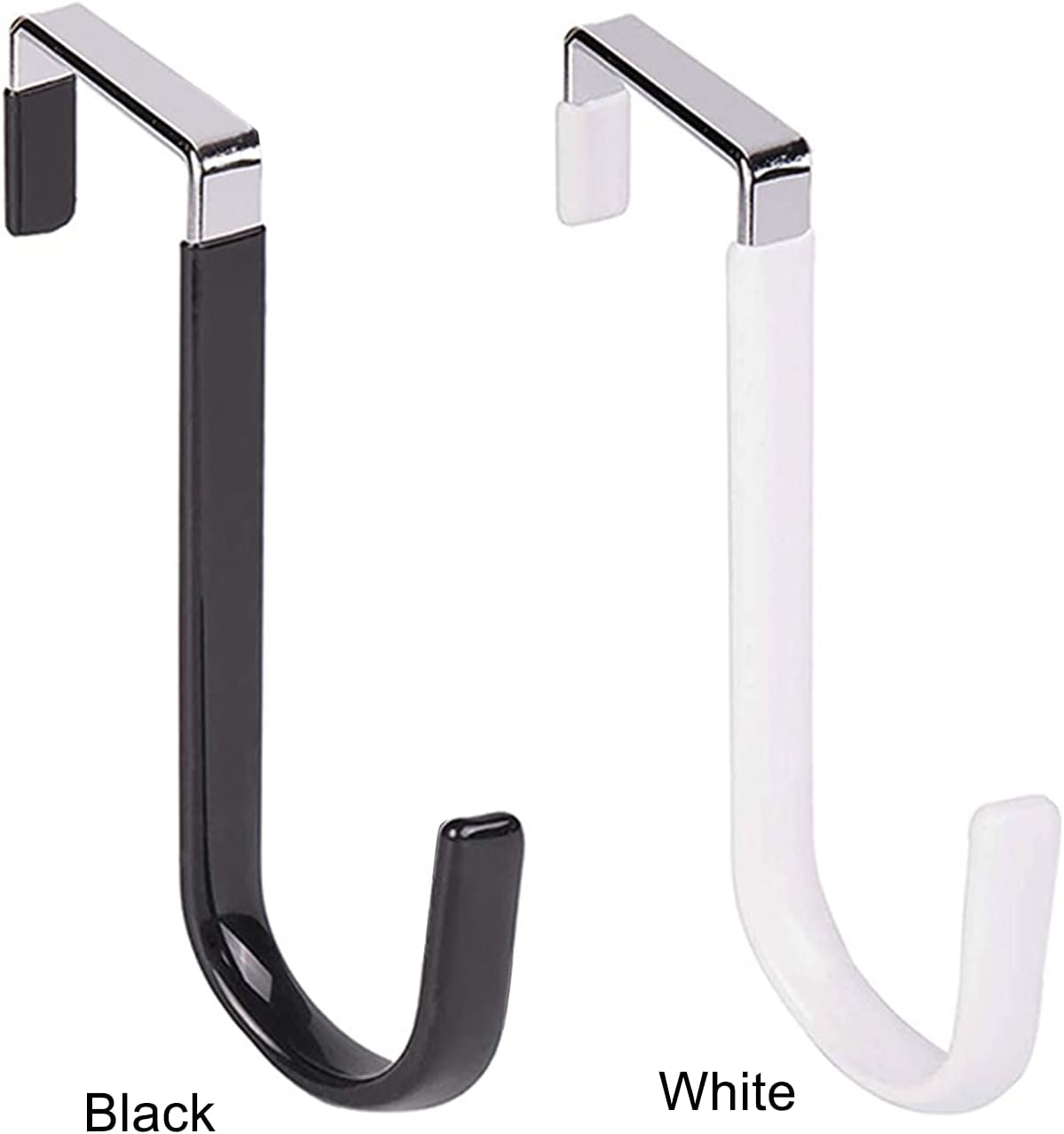 ZWMBYN Steel Short Hook Bracket for Door Pendant Wreath, 5 inch Metal Wreath Hanger for Christmas Decoration Rack Single Hook, Metal Straight Hook Practical Clothes Towel for Home : Home & Kitchen
