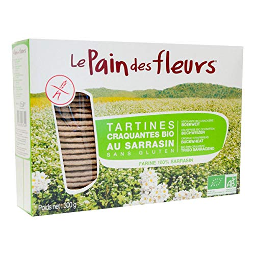 Le Pain Des Fleurs - Lot De 6 Paquets Tartine Craquante Au Sarrasin 300G - Vendu par unité
