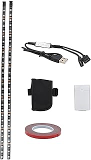 Bande lumineuse LED étanche multicolore pour scooter électrique avec puces haute luminosité et effets multimodes, accessoire facile à installer