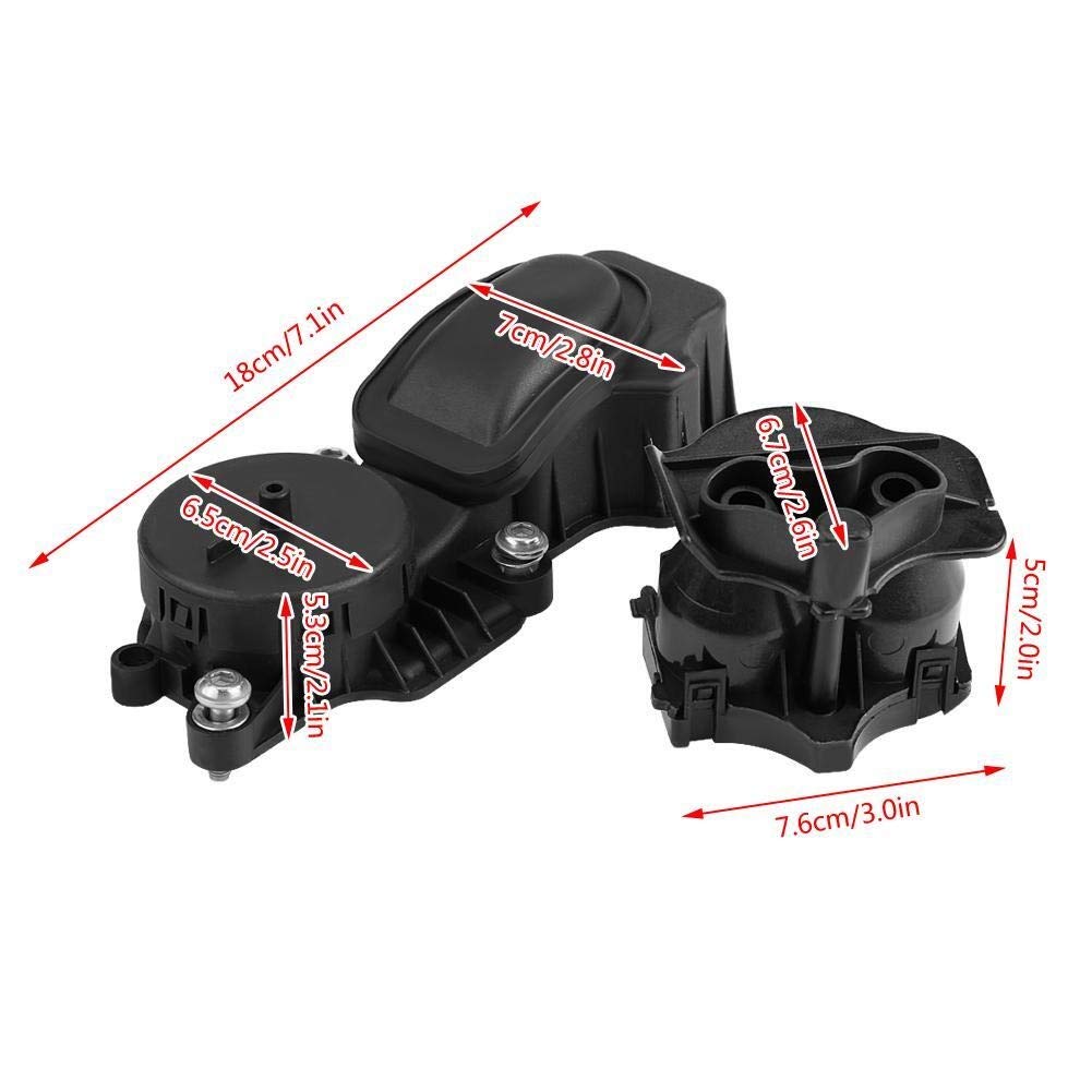 Broco Deshuileur,Engine Coil Valve, Séparateur de soupape reniflard d’huile de carter de carter pour BMW E46 E60 E61 E65 E66 X3 11127799225