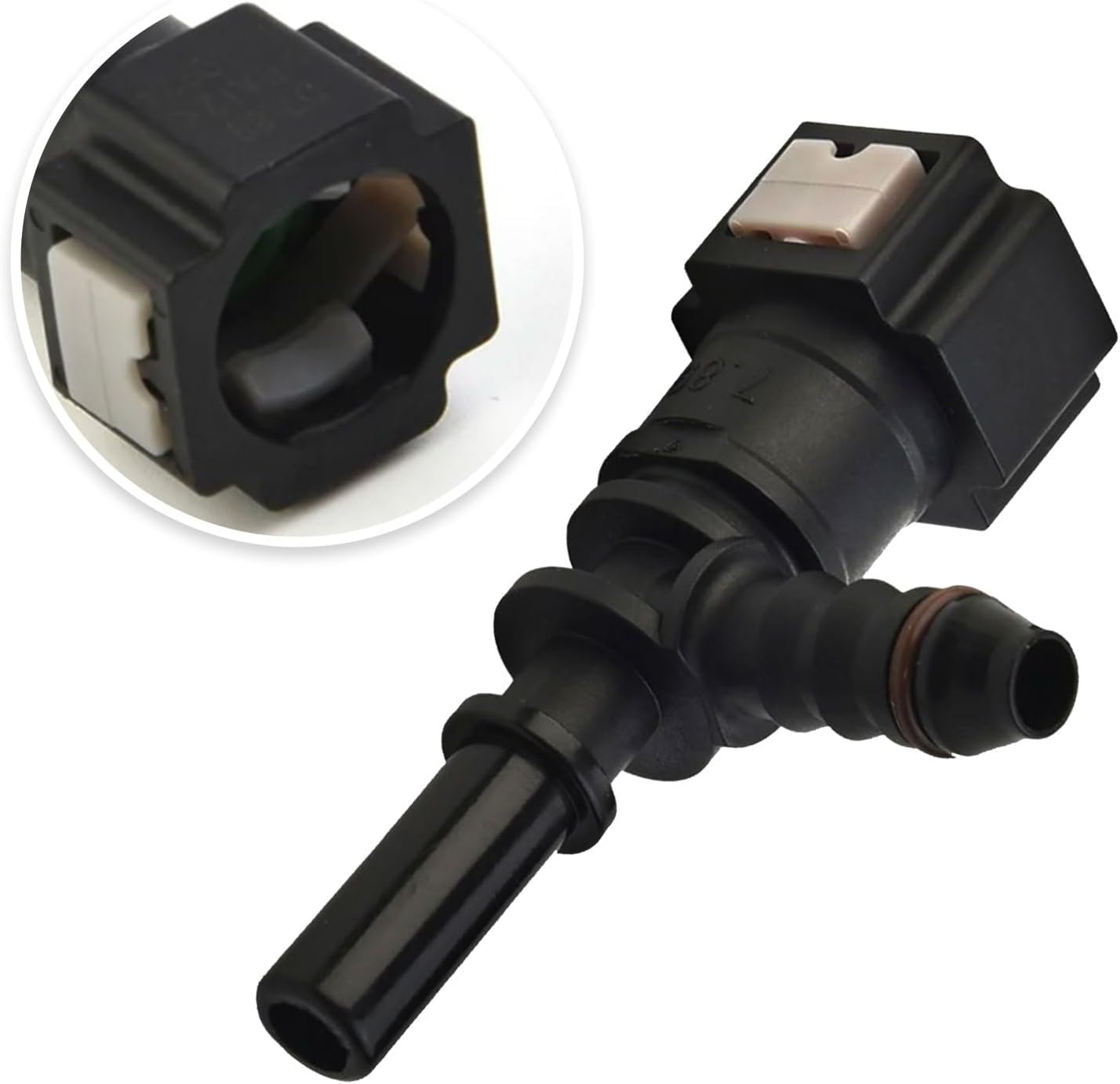 Lot de 2 raccords de conduite de carburant ID6 F+T 7,89 mm pour chauffage diesel, compatibles avec Opel Vivaro Primastar Trafic, idéal pour le raccordement de conduite de carburant