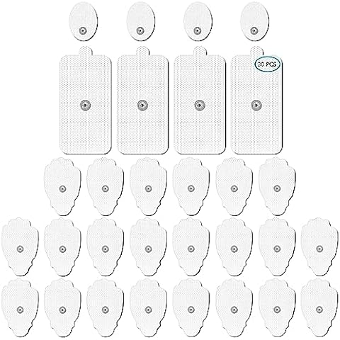 Tens Unit Replacement Pads Tens Pads Replacement Tens Unit Pads Replacement Tens Electrodes Tens Electrode Pads for Tens Unit Muscle Stimulator Pads 30PCS Compatible with Belifu Tens Unit Pads Cover