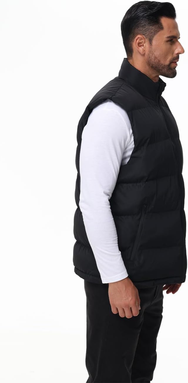 Men'S Winter Lightweight Puffer Vest Sleeveless Jacket Casual Puffy Vests - Image 8