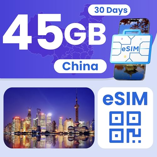 China Travel eSIM 45GB 30-Day Plan
