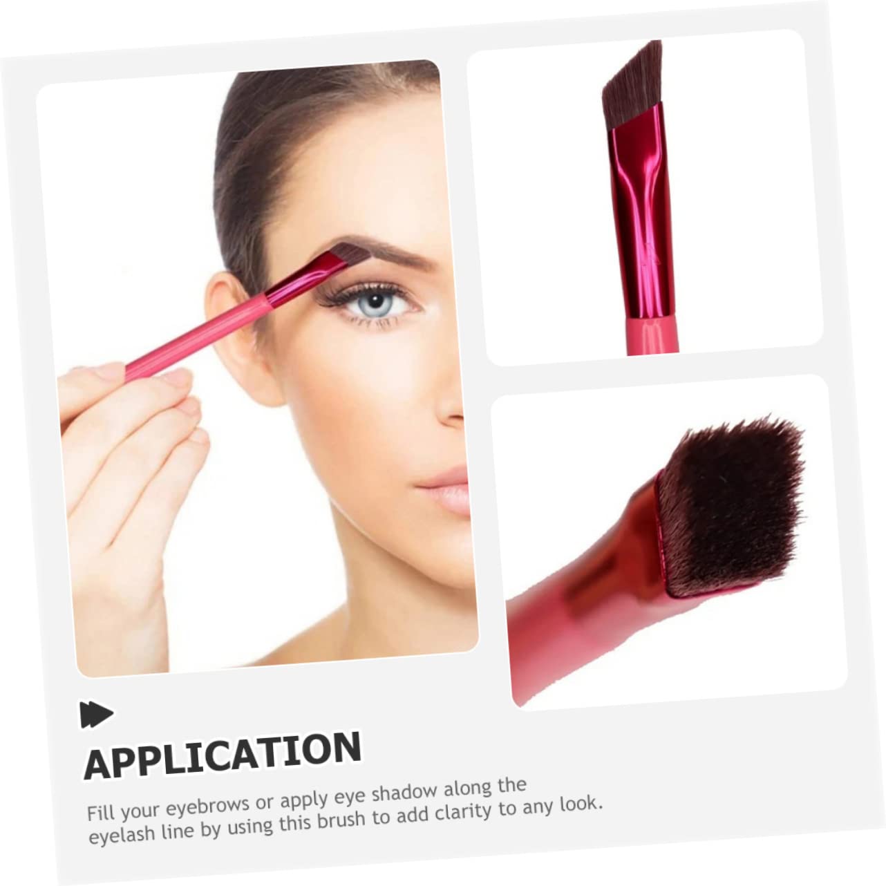 Healeved 10pezzi Spazzole Per Sopracciglia Angolate Makeup Per Per e Accessorio Per e