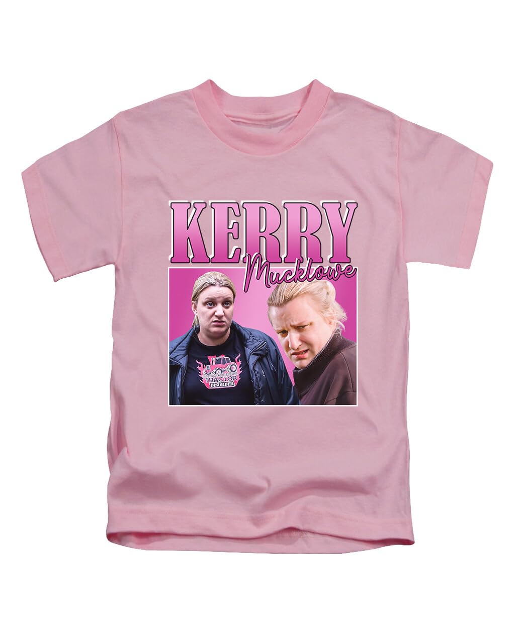 New Spirit Original Kerry Mucklowe Meme Viral Iconic Tee T-Shirt Funny Unisex T Shirt Top Baby Pink