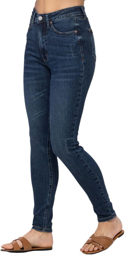 Judy Blue Dark High Waist Control Top Skinny