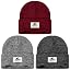 Black/Gray/Burgundy Mix