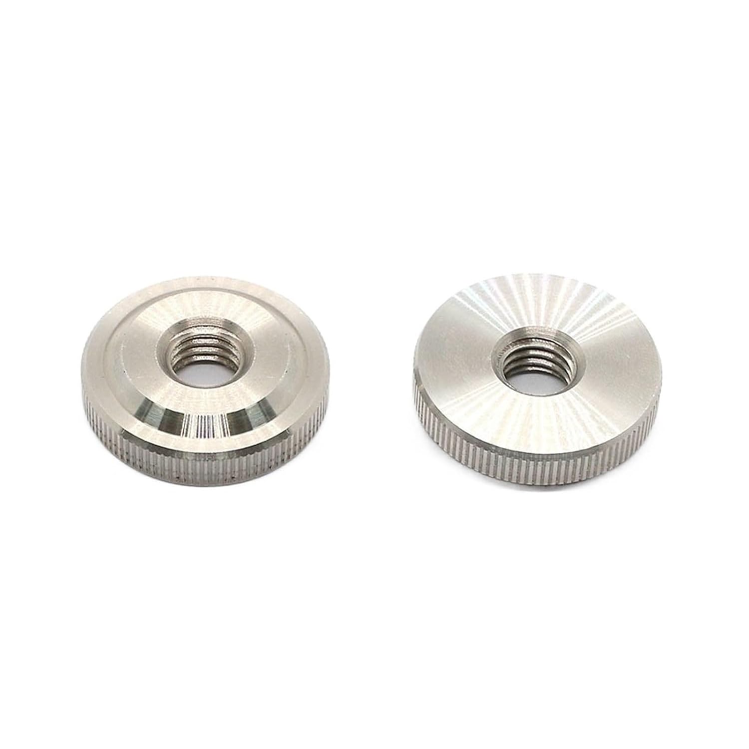 1-10pcs Adjust Leveling Knurled Thumb Nut M2 M2.5 M3 M4 M5 M6 M8 M10 Stainless Steel Round Thin Nut Thumbnut Locking(M5 (5pcs))