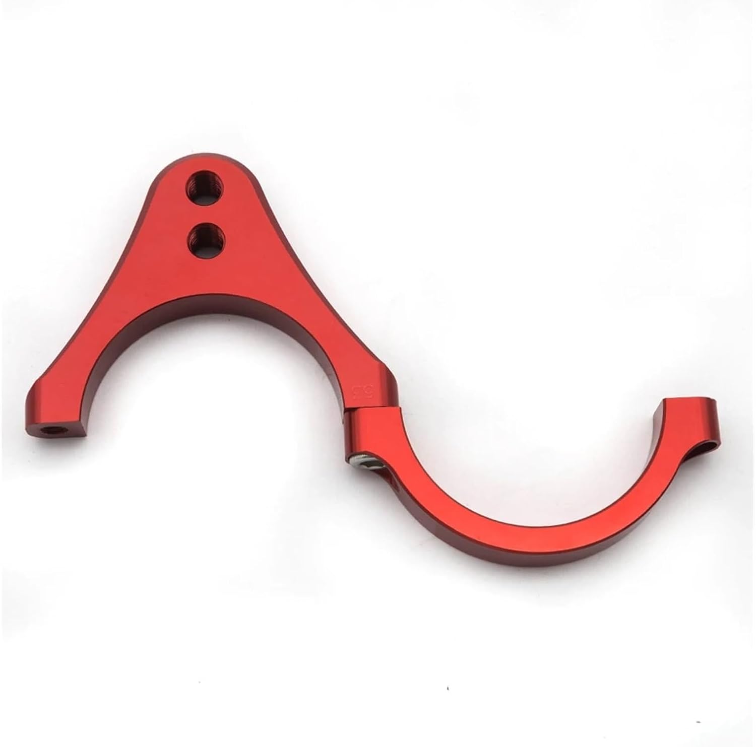 35 36 37 39 40 41 43 47 48 50 51 52 53 58 60 31 33 Mm CNC Aluminum Steering Damper Motorcycle Damper Fork Bracket Support Holder(Red 55mm)